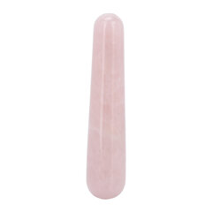 Jade Stone Massage Wand Stick Natural Rose Quartz Gua Sha Kaavin hierontatyökalu hinta ja tiedot | Kasvojen puhdistus- ja hierontalaitteet | hobbyhall.fi