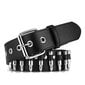 Miesten vyöt, goottilainen punk rock -tyylinen Bullet Rivet Belt hinta ja tiedot | Miesten vyöt | hobbyhall.fi