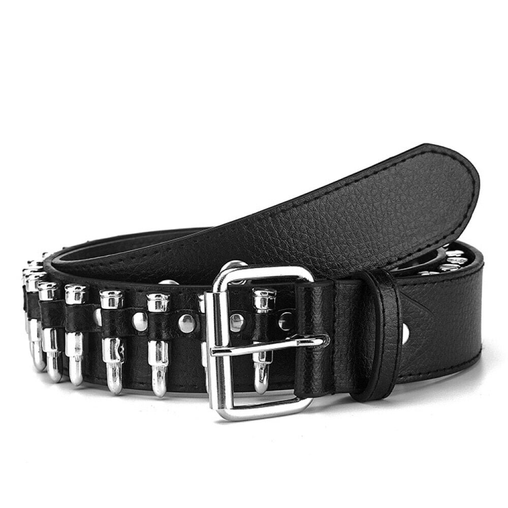 Miesten vyöt, goottilainen punk rock -tyylinen Bullet Rivet Belt hinta ja tiedot | Miesten vyöt | hobbyhall.fi