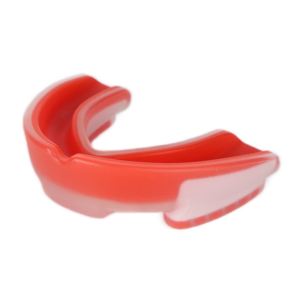 Sports Mouth Guard Football Shock Mouth Guard EVA Athletic suusuojat aikuisille Punainen valkoinen hinta ja tiedot | Lentopallopolvisuojat | hobbyhall.fi