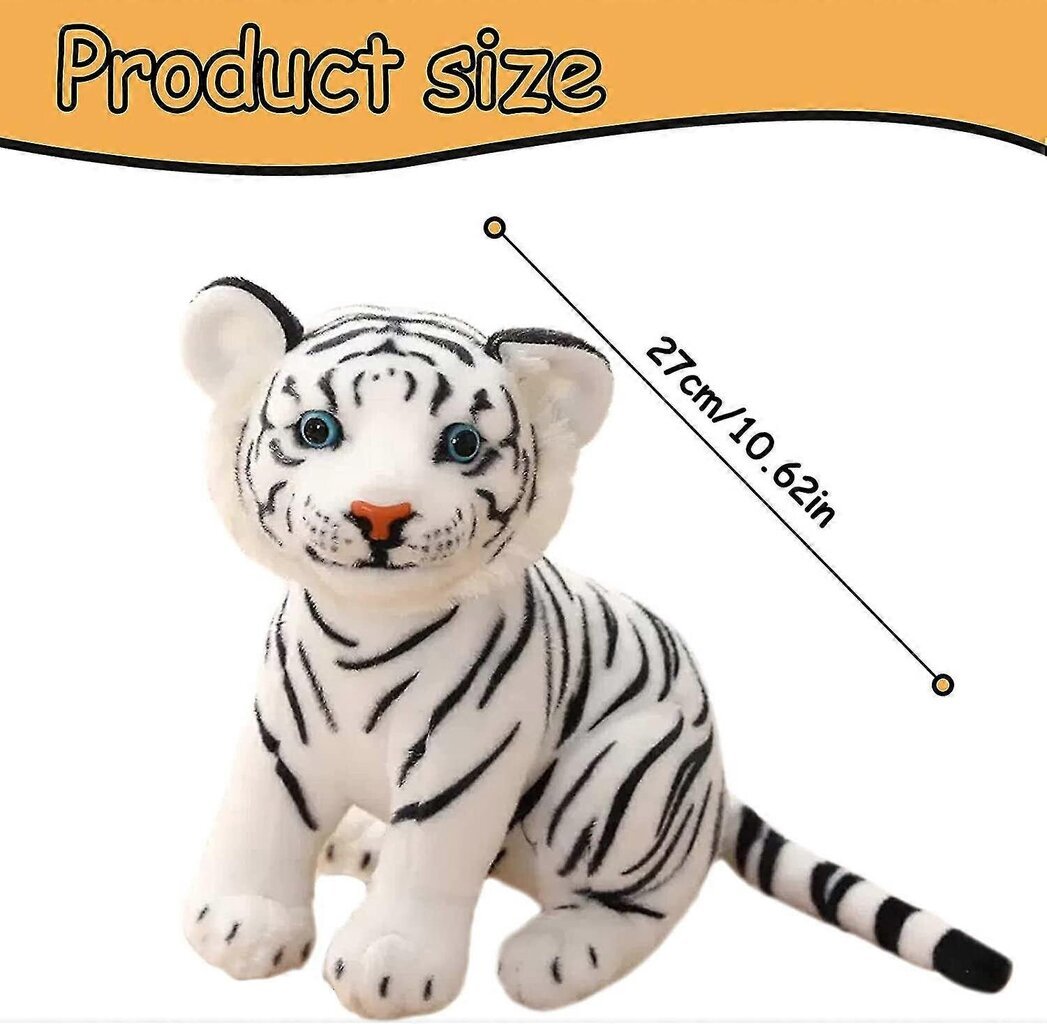 Tiger Pehmo Tiger Lifelike, Jungle Animal Simulation Pehmolelu hinta ja tiedot | Pehmolelut | hobbyhall.fi