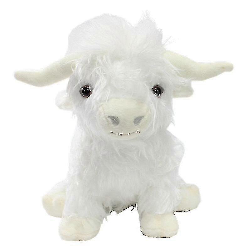 Highland Cow Scottish Highland Cattle Pehmonukke Simulaatio Jakkinukke hinta ja tiedot | Pehmolelut | hobbyhall.fi