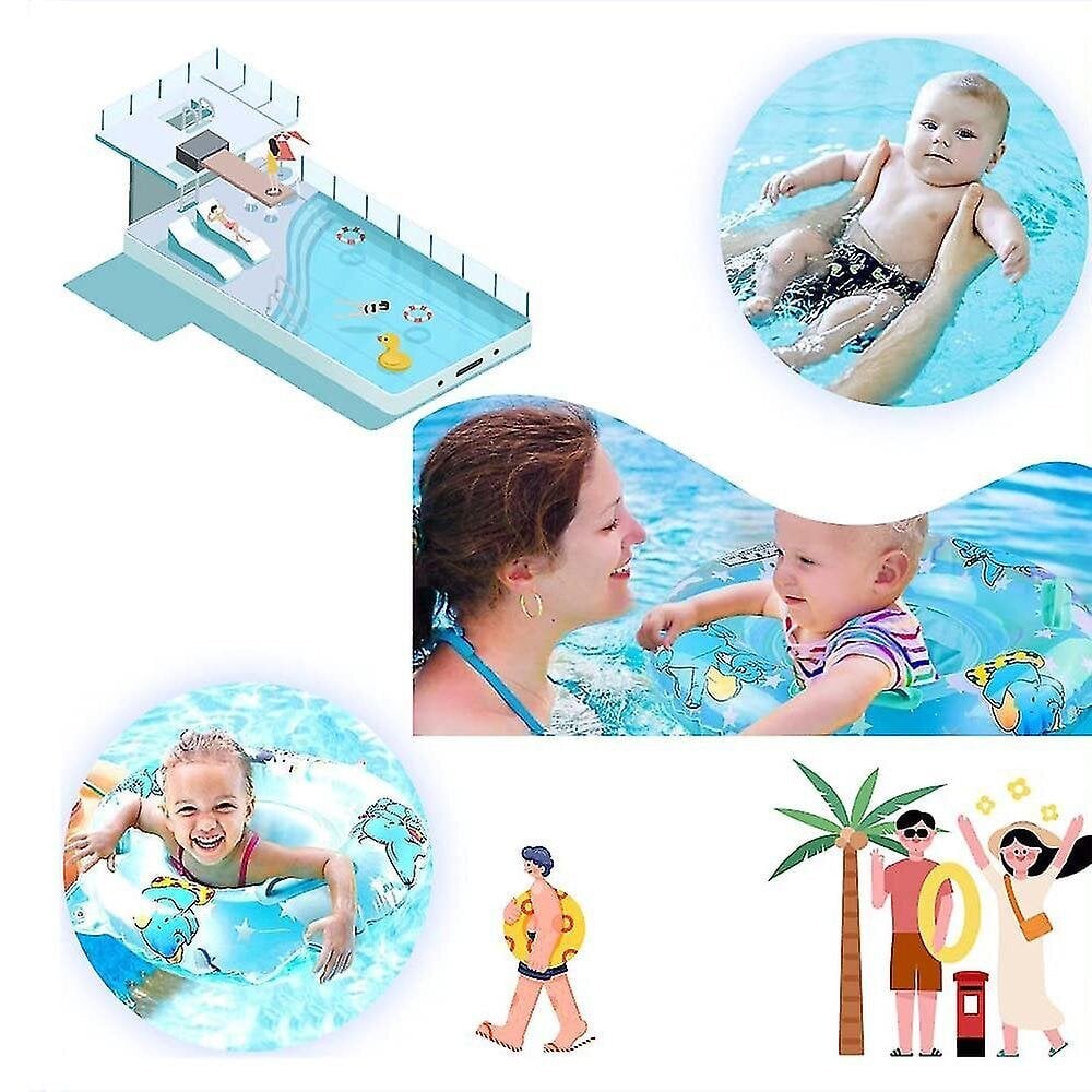 Baby Swimming Float Ring 3-36 kk Uima-allastarvikkeet hinta ja tiedot | Uima-allastarvikkeet | hobbyhall.fi