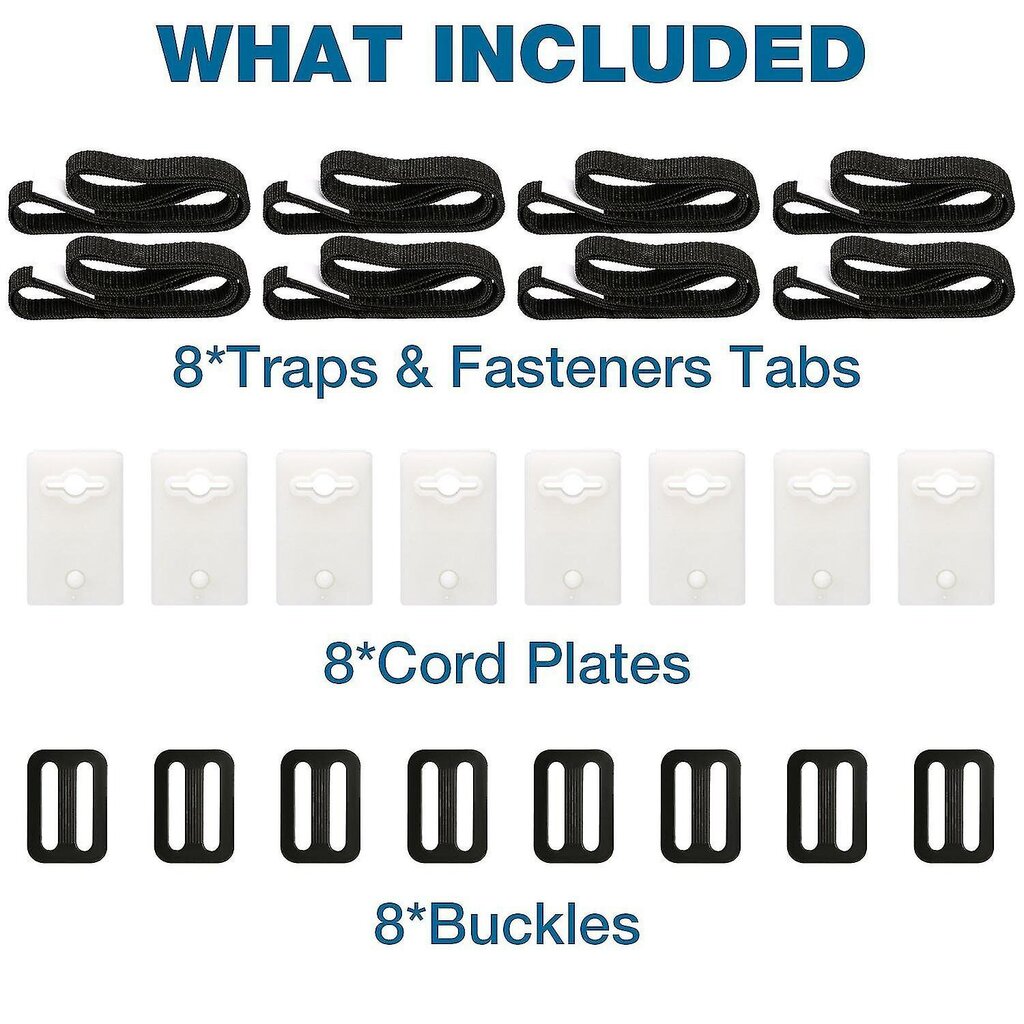 Uima-altaan aurinkosuojan kiinnityssarja - 8 aurinkopaneelin hihnaa - aurinkosuojan hihnasarja - kansikelan kiinnitys - koko: 8 kpl hinta ja tiedot | Uima-allastarvikkeet | hobbyhall.fi