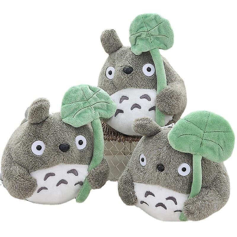 Totoro Pehmolelut Pehmeät Täytetyt Eläimet Anime Sarjakuva Lotus Leaf Totoro Tyyny hinta ja tiedot | Pehmolelut | hobbyhall.fi