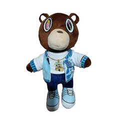 Kanye Teddy Bear Pehmolelut Länsi Valmistuminen Nallekarhukokoelma Fanit Lahjalelut hinta ja tiedot | Pehmolelut | hobbyhall.fi