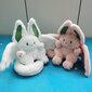 Söpö Bat Bunny Pehmo Tyyny Kawaii Bat Kanin täytetty eläin lapsille Pinkki 12" hinta ja tiedot | Pehmolelut | hobbyhall.fi