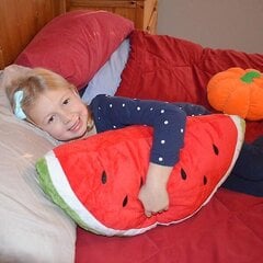 Watermelon Pillow Pehmo Soft Fill Watermelon Slice Pillow Dura hinta ja tiedot | Pehmolelut | hobbyhall.fi