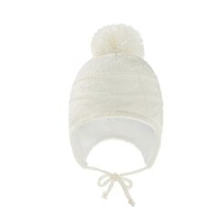 Baby Bean Knit Warm Winter Pom Skull Hat Hatun väri: valkoinen hinta ja tiedot | Naisten päähineet | hobbyhall.fi