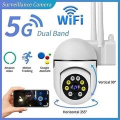 Langaton turvakamera 5g Wifi Vedenpitävä IR Night Vision Motion Detection Kodin turvakamera hinta ja tiedot | Ovikellot | hobbyhall.fi