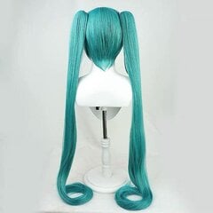 Hatsune Miku Peruukit - Pitkät Blue Anime Cosplay Peruukit hinta ja tiedot | Hiustarvikkeet | hobbyhall.fi