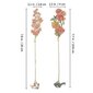 2kpl kukkakirjanmerkit Cherry Blossom Art Bookmarks ja riipus syntymäpäivälahja kirjojen ystäville hinta ja tiedot | Kirjanmerkit | hobbyhall.fi