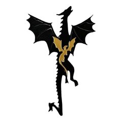 Hauskat lohikäärmeet -kirjanmerkki Black &amp; Gold Dragons -kirjanmerkki kirjojen ystäville Uutuuslahjat aikuisille lapsille hinta ja tiedot | Kirjanmerkit | hobbyhall.fi