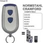 Normstahl Crawford Autotallin kaukosäädin Normstahl Ea433 Kaukosäädin Autotallin ovi 43392mhz Rolling Code Ea433 2km 2 4ks Gate Control Style1 lin hinta ja tiedot | DJ-laitteet | hobbyhall.fi