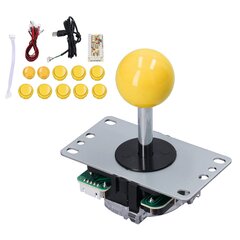 QM070901 Arcade Game Joystick sarjat Zero Delay Arcade Game DIY Kit osat enkooderilevyllä 10 painikkeen ohjainsauva MAMEYellowille hinta ja tiedot | DJ-laitteet | hobbyhall.fi