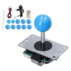 QM070901 Arcade Game Joystick Kits Zero Delay Arcade Game DIY Kit osat Enkooderilevyllä 10 painikkeen joystick MAMEBluelle hinta ja tiedot | DJ-laitteet | hobbyhall.fi