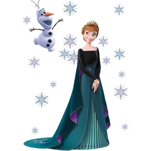 XXL Frozen Disney Frozen Wall Decals Irrotettava olohuoneen Elsa seinätarra hinta ja tiedot | Muut huonekalutarvikkeet | hobbyhall.fi