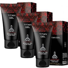 Kampanjapakkaus 3 x Gel Titan, miehille, 50 ml hinta ja tiedot | Hierontaöljyt | hobbyhall.fi