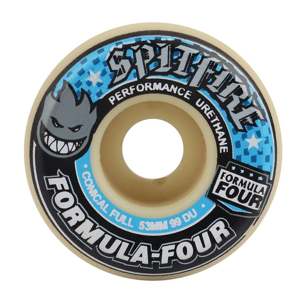 Spitfire pyörät Street harjauspyörä Dance board pyörä Spitfire 53mm 99DURO rullalautapyörä 53mm ,99duro hinta ja tiedot | Ympärivuotiset renkaat | hobbyhall.fi