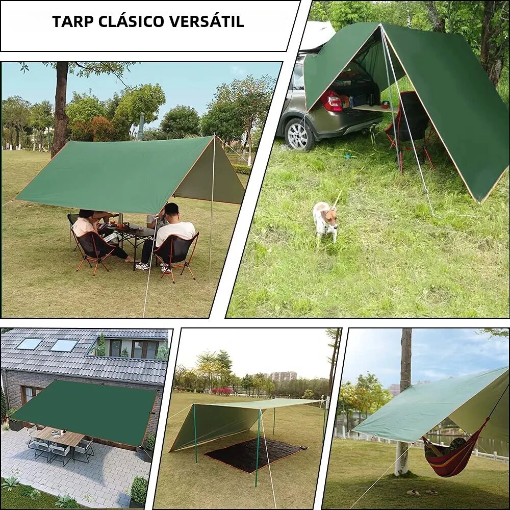 Vedenpitävä Camping Tarp Garden Shade Tourist Markiisi Beach Aurinkovarjo Ultrakevyt ulkona aurinkosuoja hinta ja tiedot | Aurinkovarjot ja markiisit | hobbyhall.fi