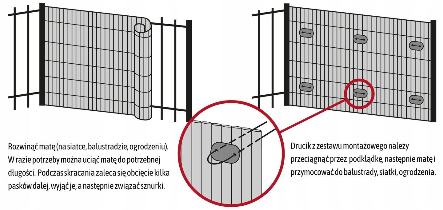 Tummanharmaat PVC-silmät hinta ja tiedot | Aurinkovarjot ja markiisit | hobbyhall.fi