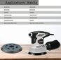 Makita hiomalevy 125 mm 8 reiän hiomalaikka Makita hiomalevy 5 tuumaa (musta) hs hinta ja tiedot | Leikkuulaudat | hobbyhall.fi