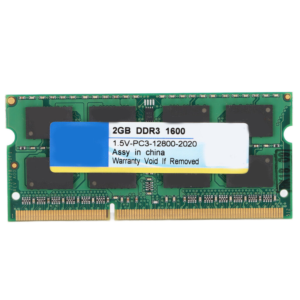 XIEDE DDR3 RAM Tehokas Vakaa Suorituskyky Nopea Reaktio Kestävä Nopea Lämmön Hajaantuminen Kannettava Muisti 1600Mhz 2GB hinta ja tiedot | Tietokoneen tuulettimet | hobbyhall.fi