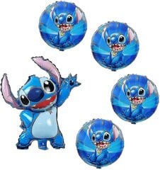 5 kpl Lilo- ja Stitch-ilmapalloja: Lilo- ja Stitch-juhlakoristeet hinta ja tiedot | Ilmapallot | hobbyhall.fi