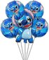 5 kpl Lilo- ja Stitch-ilmapalloja: Lilo- ja Stitch-juhlakoristeet hinta ja tiedot | Ilmapallot | hobbyhall.fi