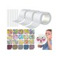 Nano Tape Bubble Kit, Nano Tape Bubble, Tytöt, Pojat - 3 Rolls Clear Colorful Nano Tape Kit hinta ja tiedot | Ilmapallot | hobbyhall.fi