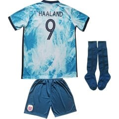 Nuorten urheiluvaatteet Norja 9 Haaland Kids Away Soccer Jersey/Shorts Jalkapallosukat Set hinta ja tiedot | Jalkapallovaatteet ja -varusteet | hobbyhall.fi