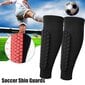 pc Honeycomb Football Protector Jalkasuoja Sport Leggingsit Musta M hinta ja tiedot | Jalkapallovaatteet ja -varusteet | hobbyhall.fi