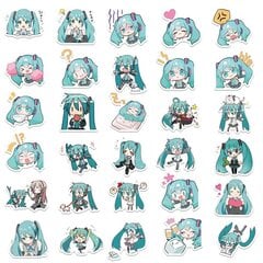 65 Chibi-versio Hatsune Miku -tarrat hinta ja tiedot | Koristeet ja tarrat | hobbyhall.fi