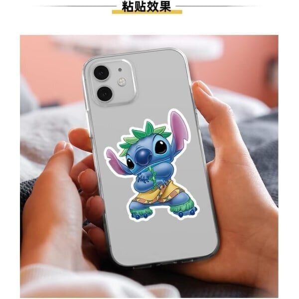 100 kpl Stitch-tarrat, Lilo & Stitch-tarrat OLilo hinta ja tiedot | Koristeet ja tarrat | hobbyhall.fi