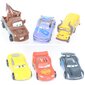 6 kpl/setti Autot Lightning Mcqueen Kids Lelut Kokoelmat Autot Figuurit Pienoiskoristelahjat hinta ja tiedot | Koristeet ja tarrat | hobbyhall.fi