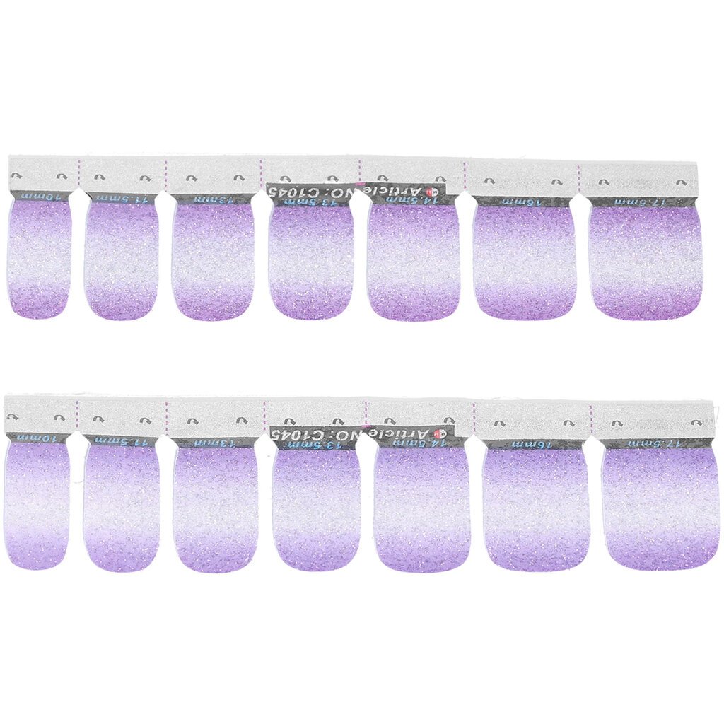 Nail Art Tarrat Glitter kuvio Gradientti Väri Täyskuori Itseliimautuva Tee itse Tyylikkäät Kynsikääreet 45 hinta ja tiedot | Koristeet ja tarrat | hobbyhall.fi