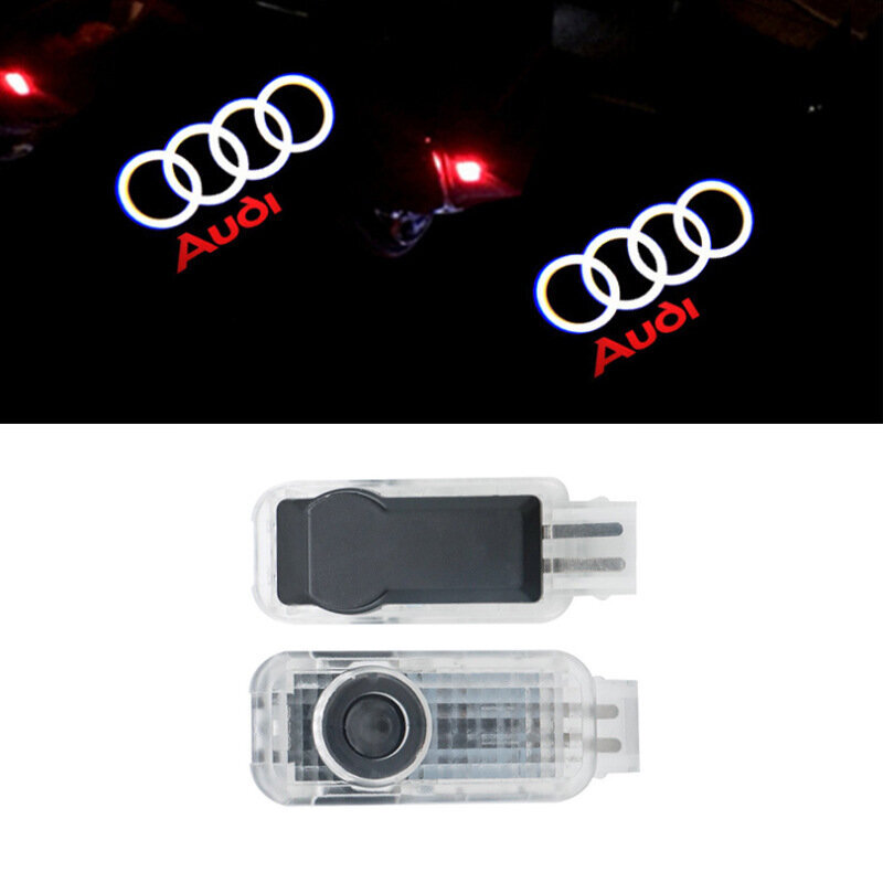 2x LED Yhteensopiva Audi Door Light Logo Projektorien Light sty hinta ja tiedot | Ajovalot | hobbyhall.fi