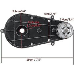 kpl 12v 550-30000rpm Sähköauto Moottori Vaihteisto Varaosat hinta ja tiedot | Sähköpotkulaudan lisätarvikkeet | hobbyhall.fi