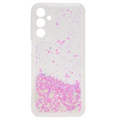 iLike Silicone Water Glitter takakansikotelo Samsung Galaxy A15 4G (A155F) / A15 5G (A156B) vaaleanpunainen hinta ja tiedot | Puhelimen kuoret ja kotelot | hobbyhall.fi