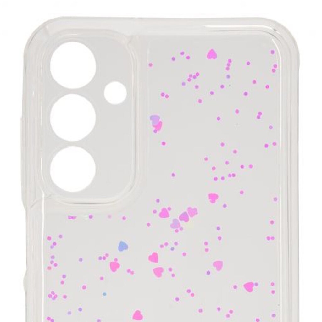 iLike Silicone Water Glitter takakansikotelo Samsung Galaxy A15 4G (A155F) / A15 5G (A156B) vaaleanpunainen hinta ja tiedot | Puhelimen kuoret ja kotelot | hobbyhall.fi