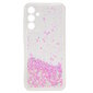 iLike Silicone Water Glitter takakuori Samsung Galaxy A55 5G (A556B) vaaleanpunainen hinta ja tiedot | Puhelimen kuoret ja kotelot | hobbyhall.fi