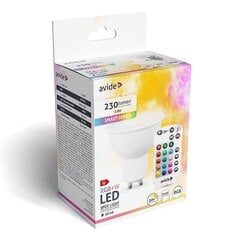 Avide Smart LED -lamppu 2,9 W RGB+W GU10 kaukosäätimellä hinta ja tiedot | Lamput | hobbyhall.fi