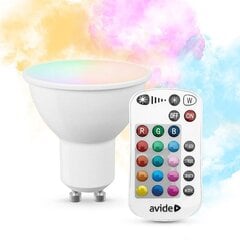 Avide Smart LED -lamppu 2,9 W RGB+W GU10 kaukosäätimellä hinta ja tiedot | Lamput | hobbyhall.fi