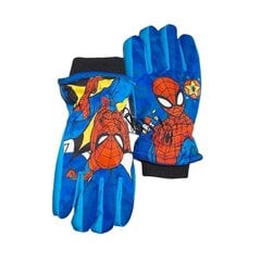 Lasten talvihanskat Spiderman hinta ja tiedot | Poikien hatut, huivit ja käsineet | hobbyhall.fi