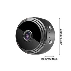 Mini Spy Piilotettu WiFi -turvakamera Full HD 1080P peitetty kamera Night Vision Motion -toiminnolla hinta ja tiedot | Videokameran lisätarvikkeet | hobbyhall.fi