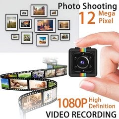 Pieni vakoilukamera, 1080P/720P langaton piilokamera, pieni kannettava turvakamera hinta ja tiedot | Videokameran lisätarvikkeet | hobbyhall.fi