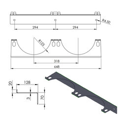 Seinäkiinnike kahdelle kaasupullolle, max Ø 250 mm, hopea hinta ja tiedot | Puhelimen lisätarvikkeet | hobbyhall.fi