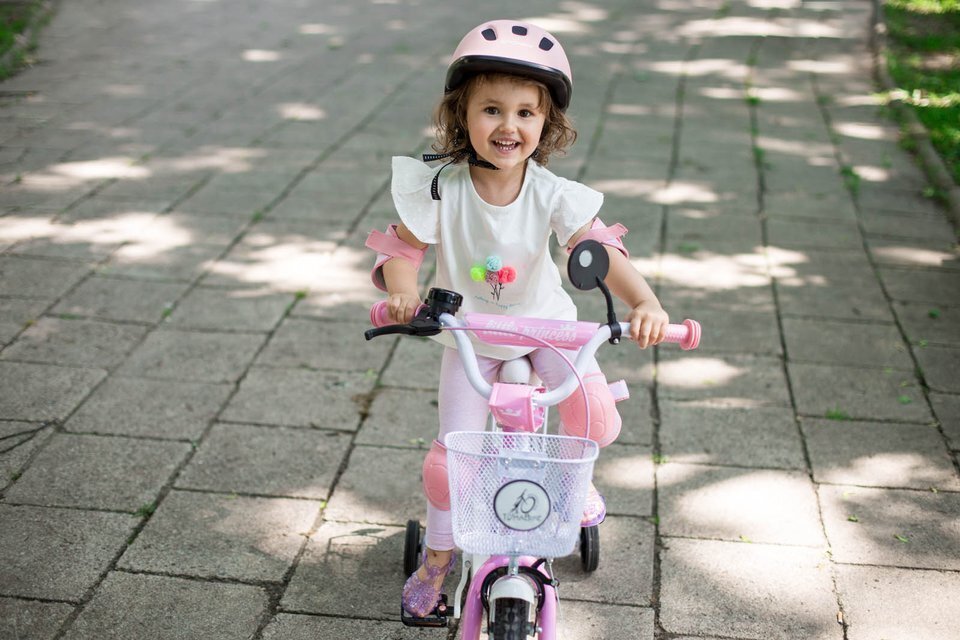 Lasten polkupyörä Tomabike, 14 tuumaa, vanhempien ohjaustangolla hinta ja tiedot | Polkupyörät | hobbyhall.fi