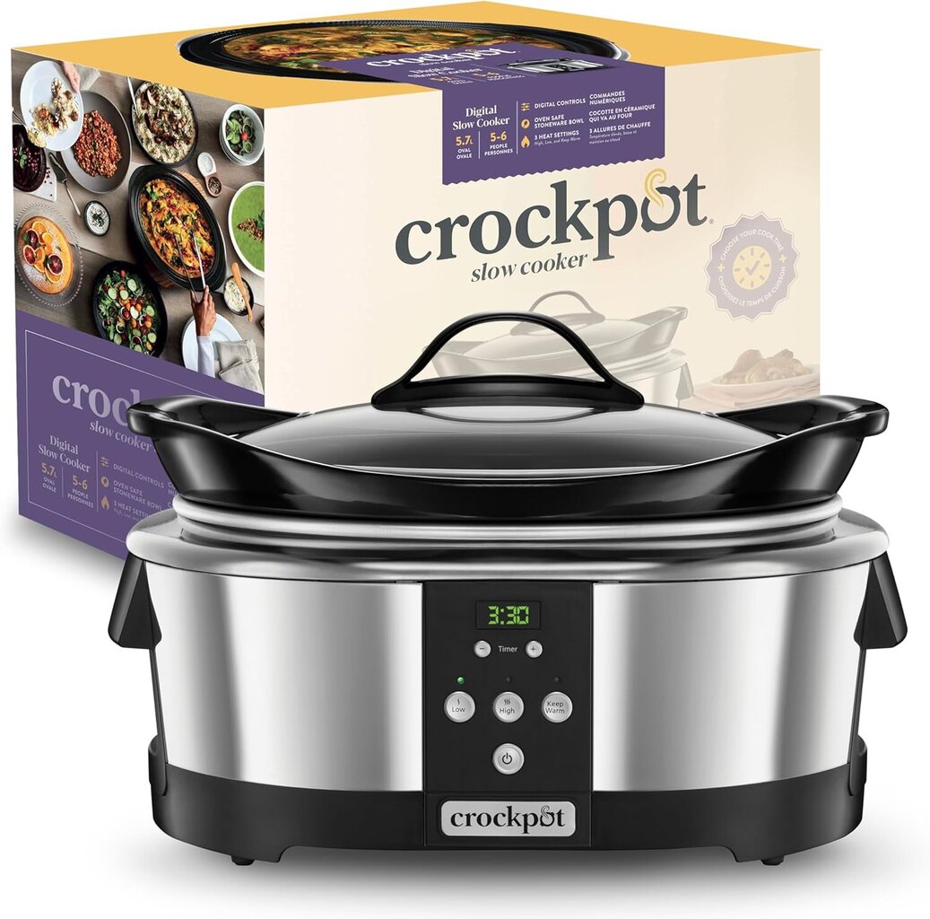 Hidas liesi Crock-Pot SCCPBPP605-050 hinta ja tiedot | Höyry- ja monitoimikattilat | hobbyhall.fi