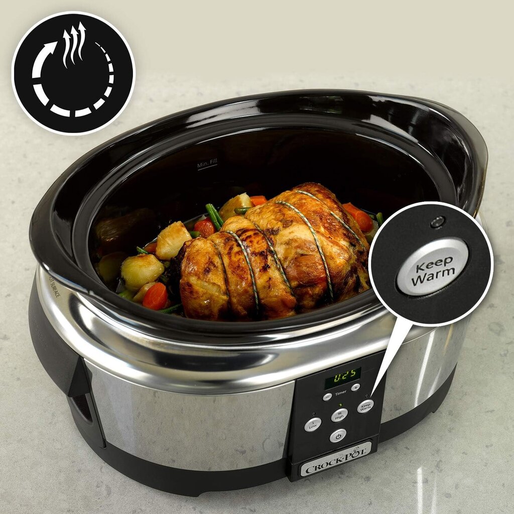 Hidas liesi Crock-Pot SCCPBPP605-050 hinta ja tiedot | Höyry- ja monitoimikattilat | hobbyhall.fi